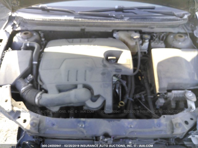 1G1ZC5E19BF120451 - 2011 CHEVROLET MALIBU 1LT ლურჯი ფოტო 10