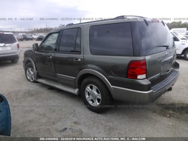 1FMFU17L44LA84571 - 2004 FORD EXPEDITION EDDIE BAUER GREEN photo 3