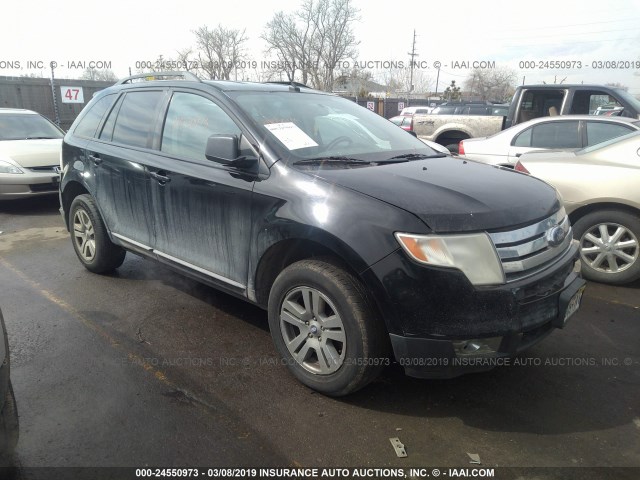 2FMDK48C58BB10565 - 2008 FORD EDGE SEL BLACK photo 1