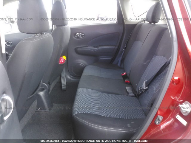 3N1CE2CP3FL414892 - 2015 NISSAN VERSA NOTE S/S PLUS/SV/SL/SR RED photo 8