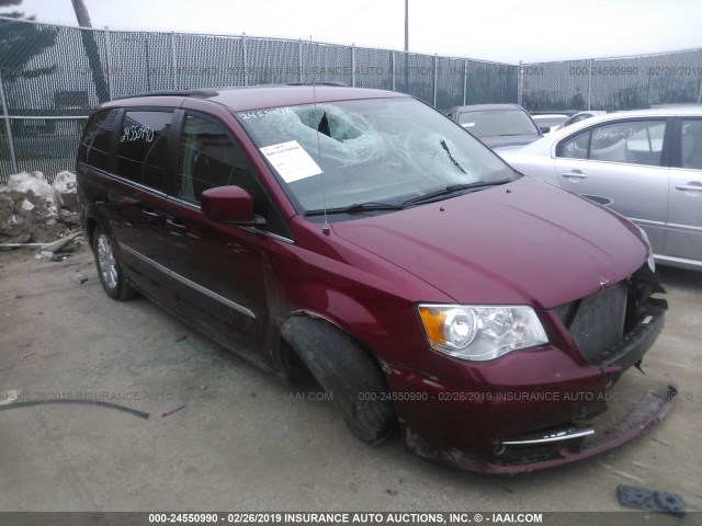 2C4RC1BG6ER446729 - 2014 CHRYSLER TOWN & COUNTRY TOURING RED photo 1