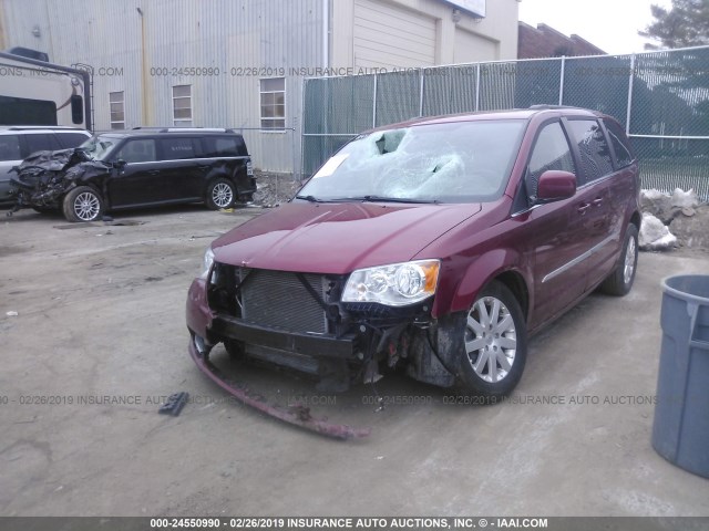 2C4RC1BG6ER446729 - 2014 CHRYSLER TOWN & COUNTRY TOURING RED photo 2