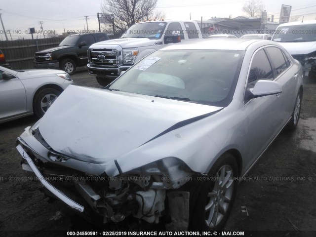 1G1ZG5E70CF165269 - 2012 CHEVROLET MALIBU LTZ SILVER photo 2