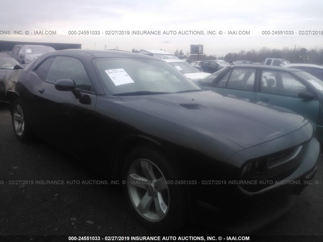 2C3CDYAG9EH251084 - 2014 DODGE CHALLENGER SXT BLACK photo 1