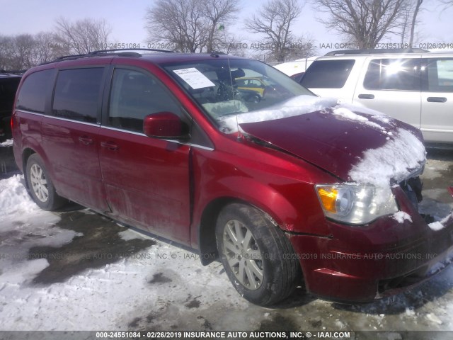 2A8HR54P78R684455 - 2008 CHRYSLER TOWN & COUNTRY TOURING RED photo 1