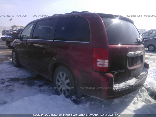 2A8HR54P78R684455 - 2008 CHRYSLER TOWN & COUNTRY TOURING RED photo 3