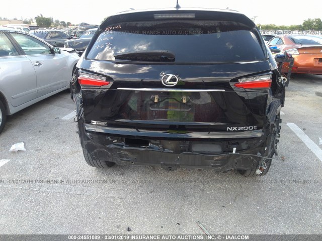 JTJYARBZXG2032997 - 2016 LEXUS NX 200T/BASE/F SPORT BLACK photo 6