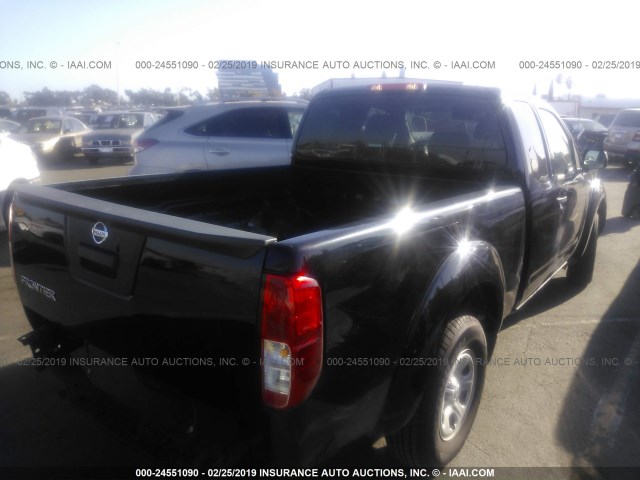 1N6BD0CT1EN724130 - 2014 NISSAN FRONTIER S/SV BLACK photo 4