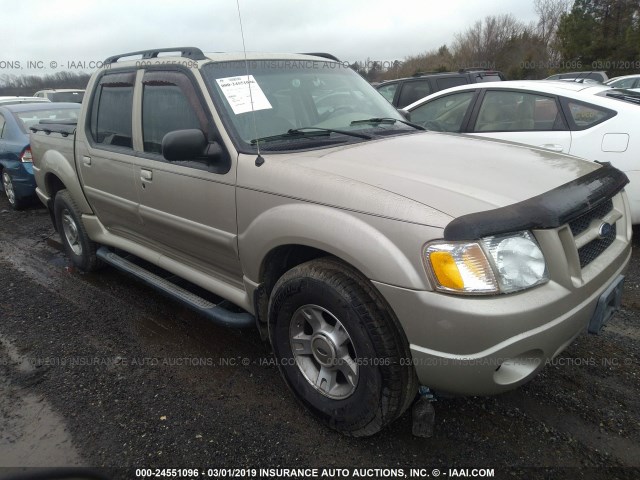 1FMZU67K34UA77235 - 2004 FORD EXPLORER SPORT TR  TAN photo 1