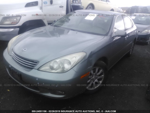 JTHBF30G120010589 - 2002 LEXUS ES 300 GRAY photo 2