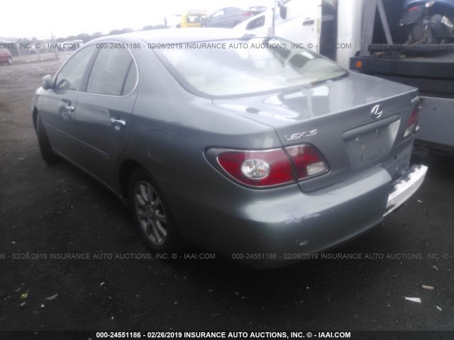 JTHBF30G120010589 - 2002 LEXUS ES 300 GRAY photo 3