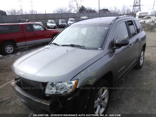 1J4NF1FB3BD248283 - 2011 JEEP COMPASS SPORT GRAY photo 2