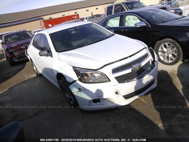 1G11B5SA9DF147009 - 2013 CHEVROLET MALIBU LS WHITE photo 1