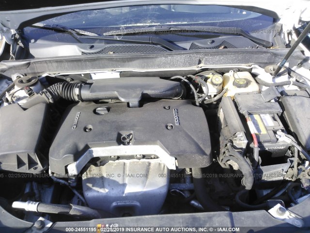 1G11B5SA9DF147009 - 2013 CHEVROLET MALIBU LS WHITE photo 10