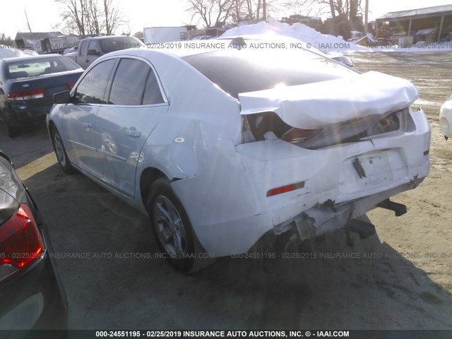 1G11B5SA9DF147009 - 2013 CHEVROLET MALIBU LS WHITE photo 3