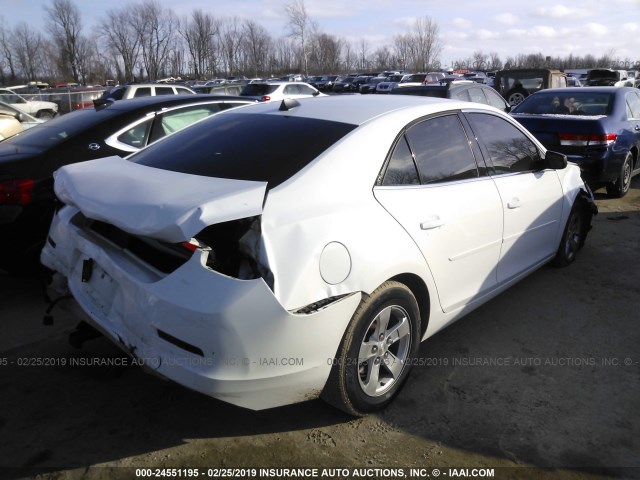 1G11B5SA9DF147009 - 2013 CHEVROLET MALIBU LS WHITE photo 4