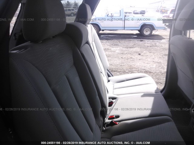 5XYZGDAB1BG004128 - 2011 HYUNDAI SANTA FE GLS GRAY photo 8