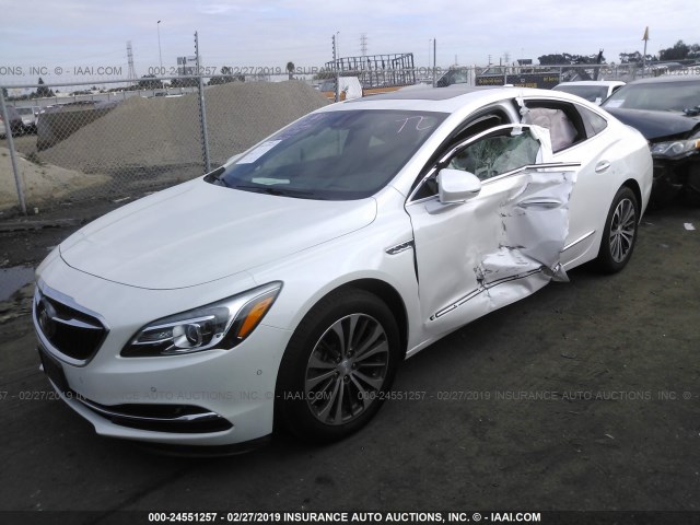 1G4ZR5SS4HU149181 - 2017 BUICK LACROSSE PREMIUM WHITE photo 2