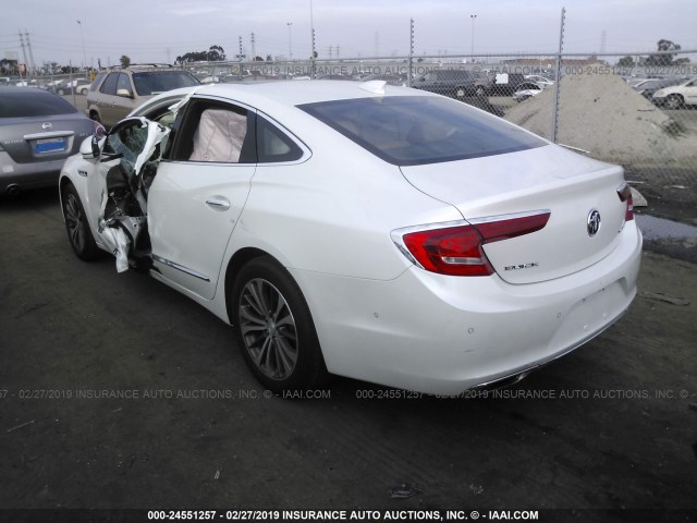 1G4ZR5SS4HU149181 - 2017 BUICK LACROSSE PREMIUM WHITE photo 3