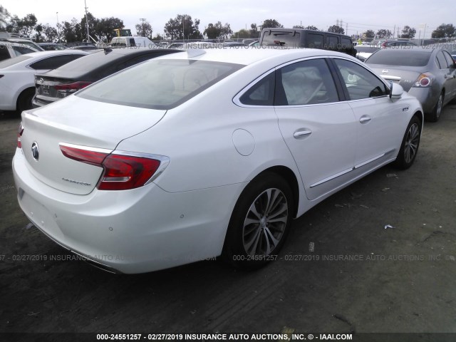 1G4ZR5SS4HU149181 - 2017 BUICK LACROSSE PREMIUM WHITE photo 4