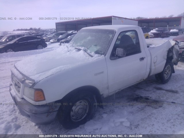 1FTYR10U72PB35228 - 2002 FORD RANGER WHITE photo 2