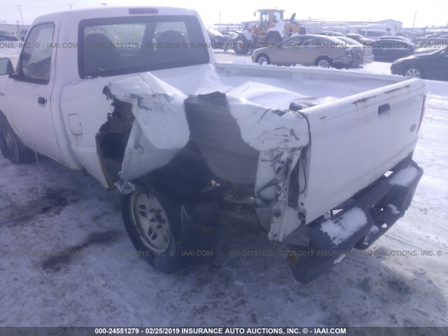 1FTYR10U72PB35228 - 2002 FORD RANGER WHITE photo 6