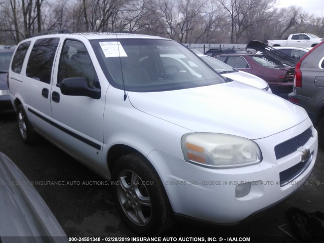 1GNDV23137D211920 - 2007 CHEVROLET UPLANDER LS WHITE photo 1