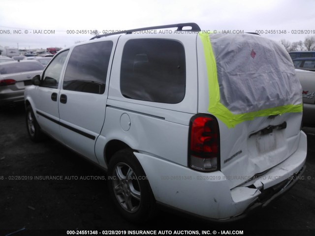 1GNDV23137D211920 - 2007 CHEVROLET UPLANDER LS WHITE photo 3