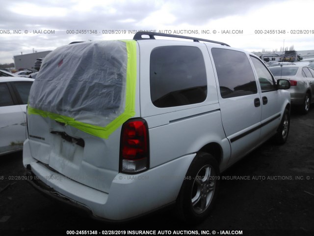 1GNDV23137D211920 - 2007 CHEVROLET UPLANDER LS WHITE photo 4