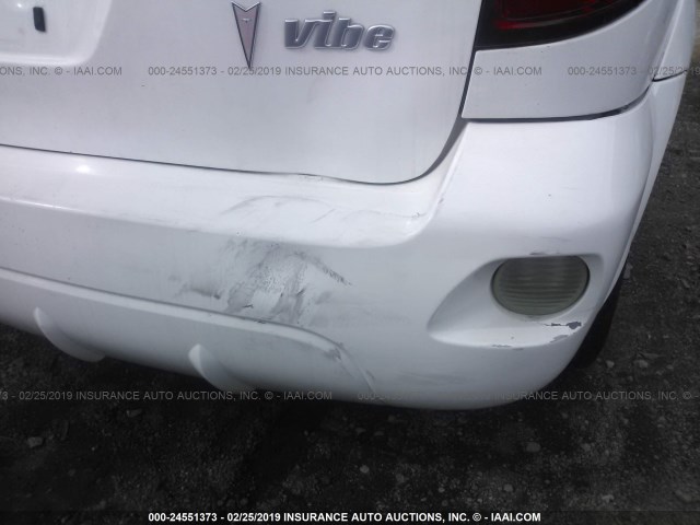 5Y2SL62873Z442070 - 2003 PONTIAC VIBE WHITE photo 6