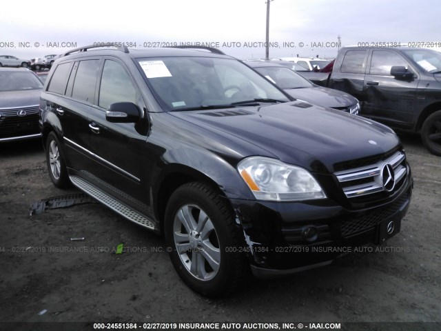 4JGBF71E38A307450 - 2008 MERCEDES-BENZ GL 450 4MATIC BLACK photo 1