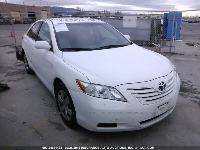 4T1BE46K77U515022 - 2007 TOYOTA CAMRY NEW GENERAT CE/LE/XLE/SE WHITE photo 1