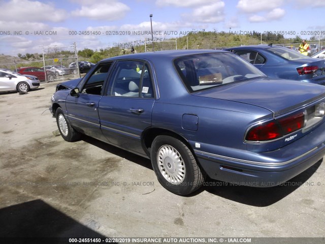 1G4HR52K0XH475269 - 1999 BUICK LESABRE LIMITED Light Blue photo 3