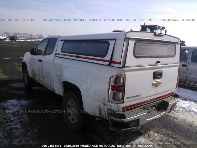 1GCHSAEA1F1175462 - 2015 CHEVROLET COLORADO WHITE photo 3