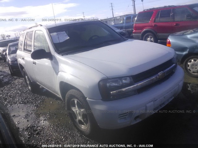 1GNDT13S782229911 - 2008 CHEVROLET TRAILBLAZER LS/LT WHITE photo 1