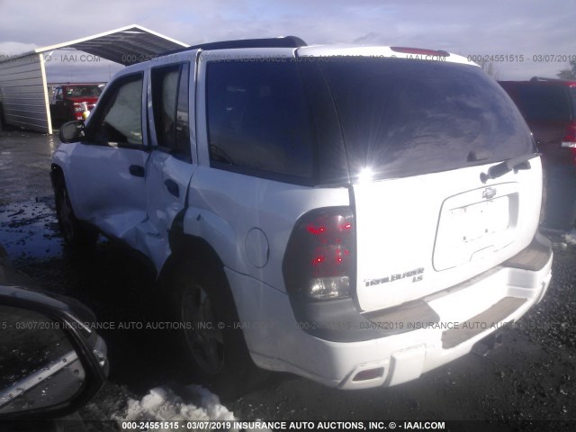 1GNDT13S782229911 - 2008 CHEVROLET TRAILBLAZER LS/LT WHITE photo 3