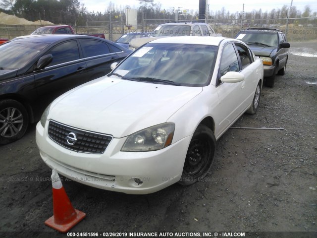 1N4AL11E56C240623 - 2006 NISSAN ALTIMA S/SL WHITE photo 2