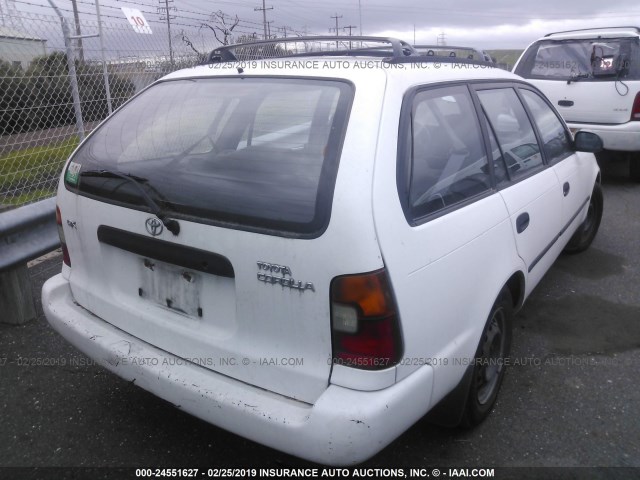 JT2AE09V4R0071955 - 1994 TOYOTA COROLLA DX WHITE photo 4