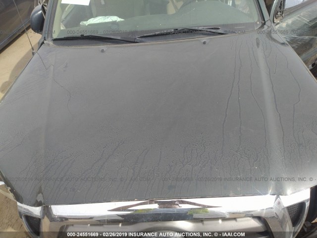 5TETX4CN5AZ731368 - 2010 TOYOTA TACOMA ACCESS CAB მწვანე ფოტო 10