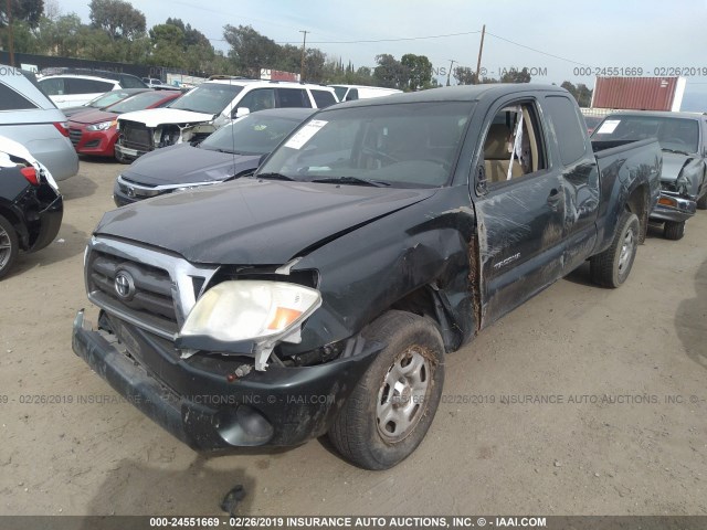 5TETX4CN5AZ731368 - 2010 TOYOTA TACOMA ACCESS CAB მწვანე ფოტო 2