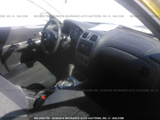 JM1BJ245X31145407 - 2003 MAZDA PROTEGE PR5 黄色 照片 5