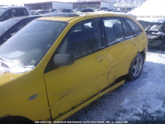 JM1BJ245X31145407 - 2003 MAZDA PROTEGE PR5 黄色 照片 6