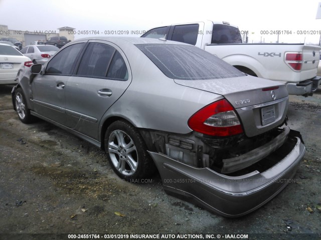 WDBUF56X97A986763 - 2007 MERCEDES-BENZ E 350 TAN photo 3