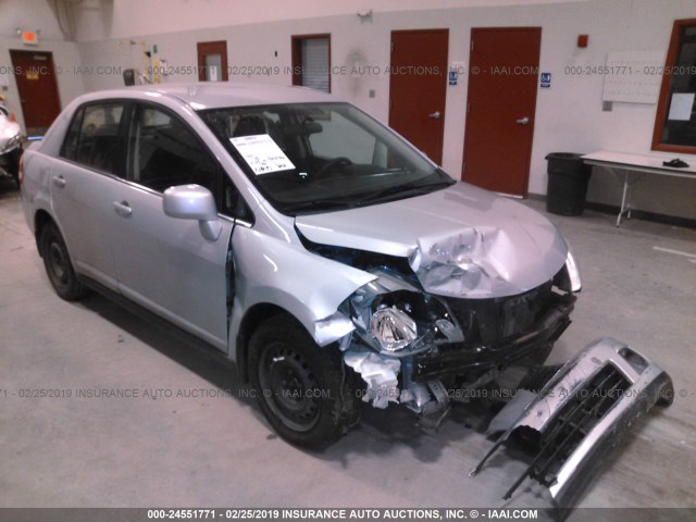 3N1BC11E09L382226 - 2009 NISSAN VERSA S/SL GRAY photo 1