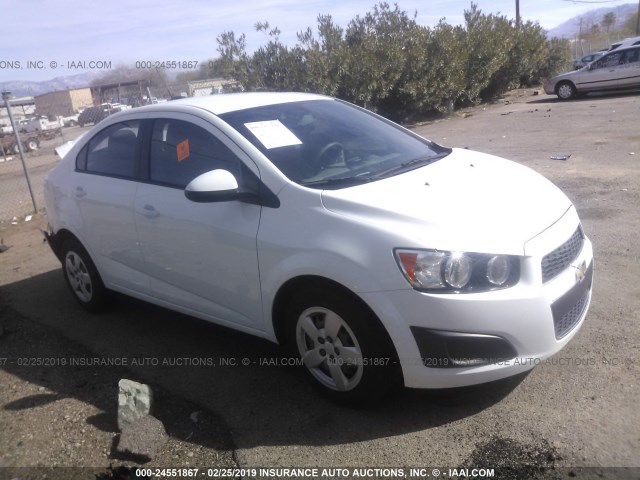 1G1JA5SH3F4106471 - 2015 CHEVROLET SONIC LS 白色 照片 1