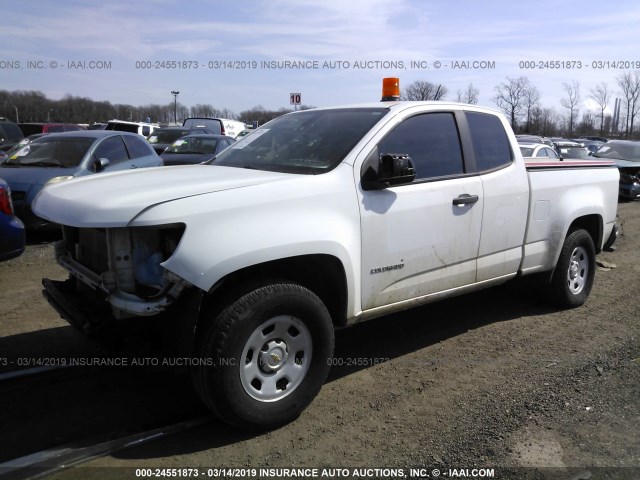 1GCHSBEA8G1391848 - 2016 CHEVROLET COLORADO WHITE photo 2