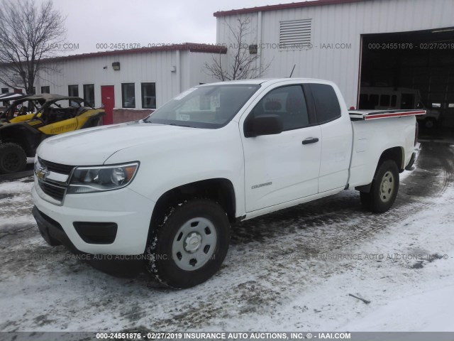 1GCHSAEA2F1146777 - 2015 CHEVROLET COLORADO WHITE photo 2