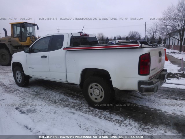 1GCHSAEA2F1146777 - 2015 CHEVROLET COLORADO WHITE photo 3