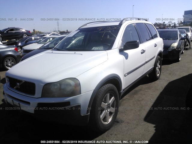 YV4CY592861290804 - 2006 VOLVO XC90 WHITE photo 2