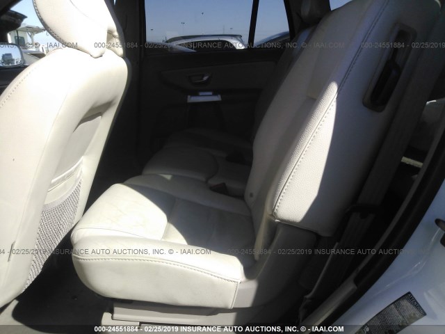 YV4CY592861290804 - 2006 VOLVO XC90 WHITE photo 8